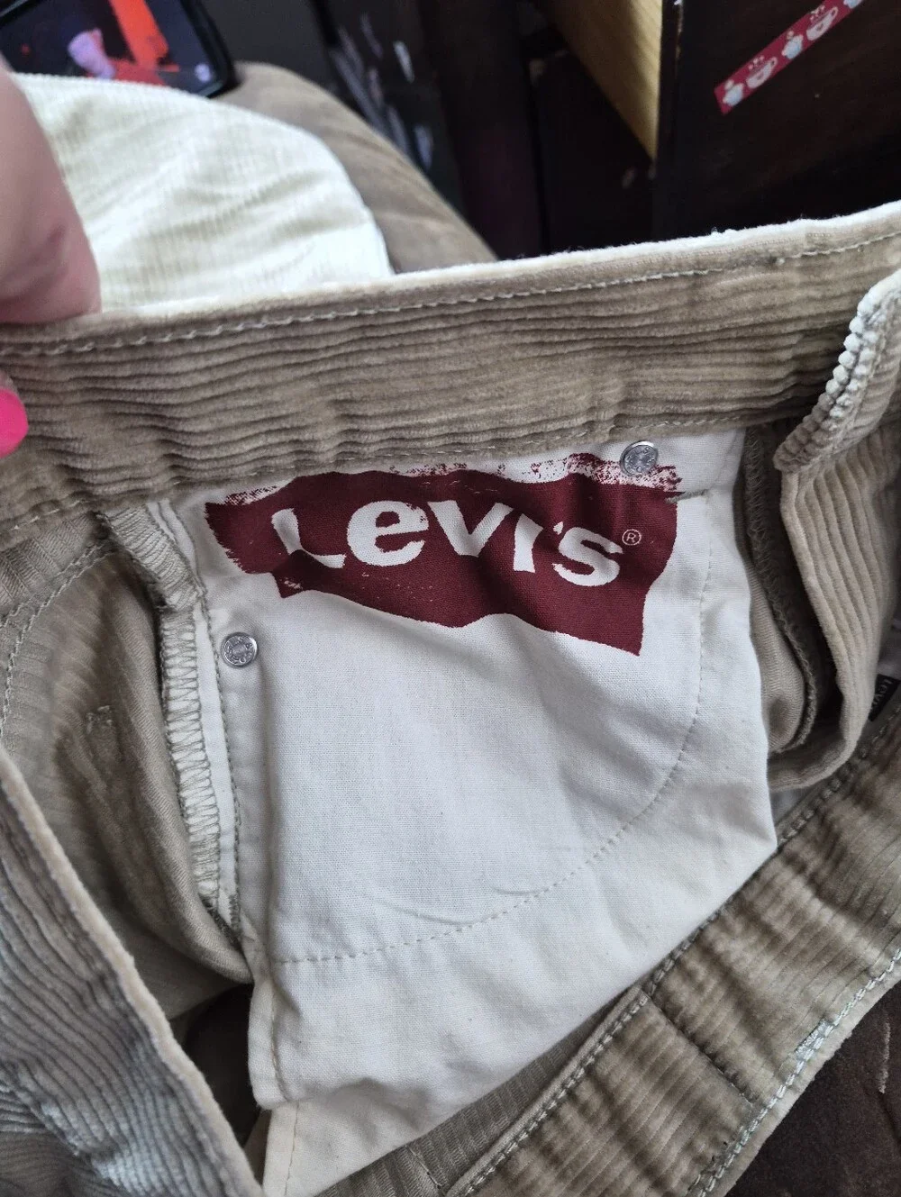 Levi's 510 Super Skinny Corduroy Pants Men's 29X30